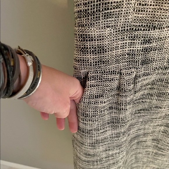 Banana Republic Wool/Cotton Blend Shift, Size 0 - like new, timeless, versatile - Picture 8 of 11